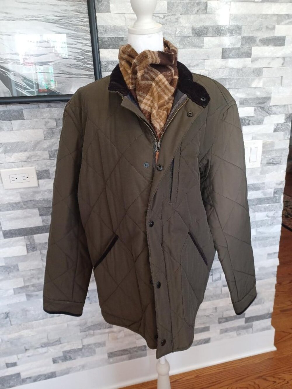 J Crew Sussex Quilted 4 Pocket Jacket sz XL for Men with PrimaLoft Insulation